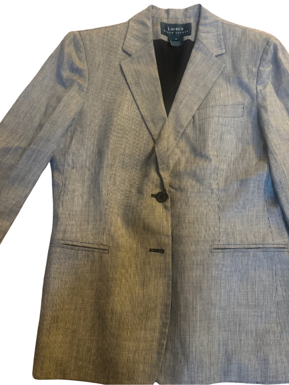 Ralph Lauren gray pinstripe blazer jacket